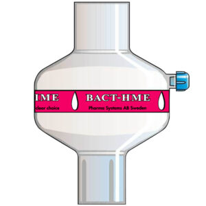 Bact HME Port Basic. Tidal volume (ml): 150–1500 ml.