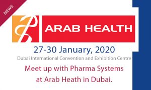Meet up with Pharma Systems between 27-30 January, 2020, at Arab Health, Dubai International Convention and Exhibition Centre.