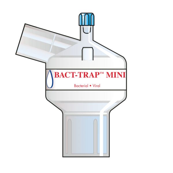 Bact-Trap Mini Port Angle. Tidal volume (ml): 50–900 ml.