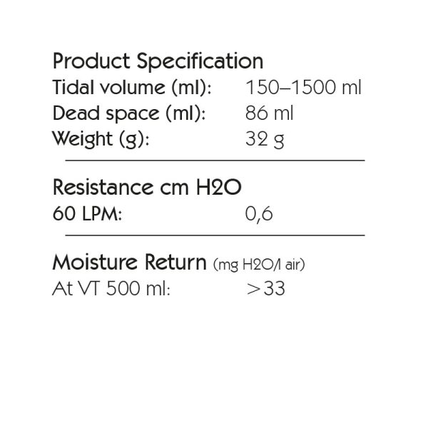 Spec HME 12 Basic, Tidal Volume: 150–1500 ml. 6070